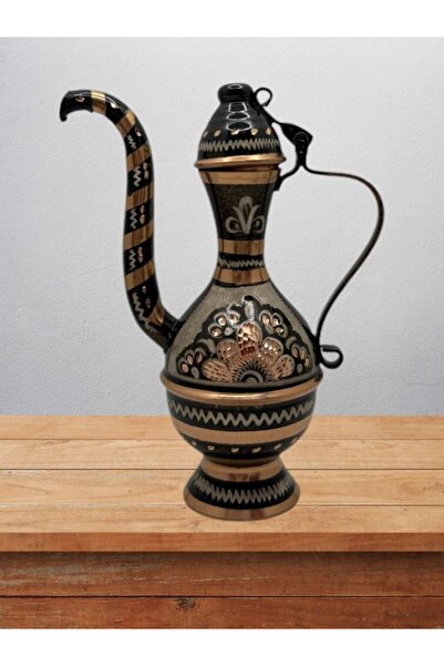 Nira Hediyelik Bakır İbrik İşlemeli Hediyelik No:5 14 Cm