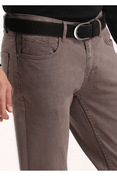 Ramsey Lässige, gewebte Hose aus Baumwollmischung im Slim Fit