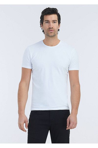 Ramsey Plain Cotton Blend T-shirt
