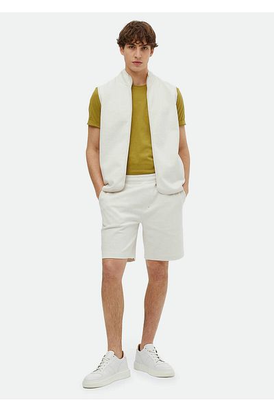 Ramsey Knit Jogging Fit Casual Cotton Blend Bermuda
