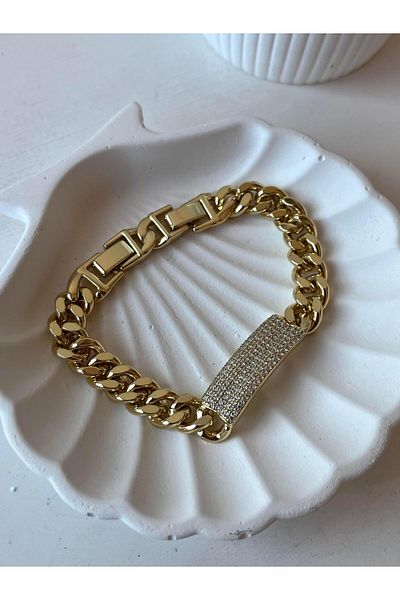 Modadiro Gold Xp Stone Steel Bracelet Imprint