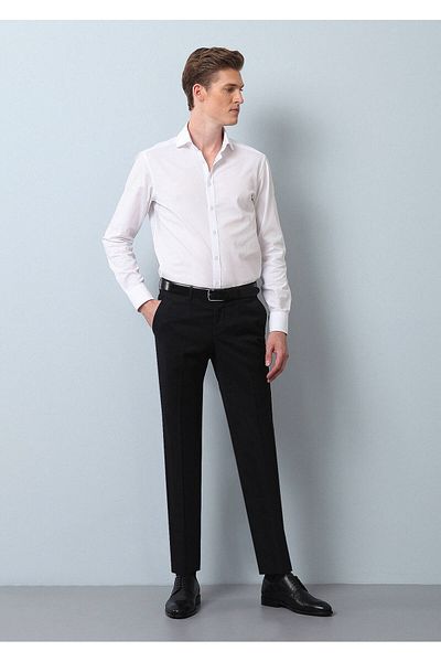 Ramsey Modern Pattern Classic 100% Wool Trousers