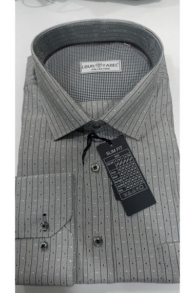 Butik Ανδρικό πουκάμισο - Μέγεθος Battal, Κλασική εφαρμογή και τσέπες