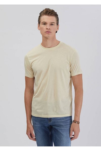 Ramsey Stoned Plain Crew Neck T-shirt
