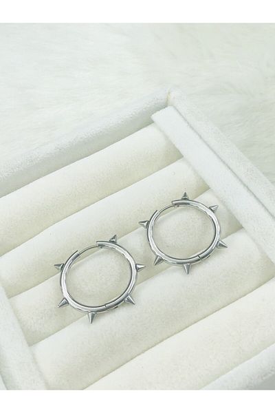 DS DİAMONDSHOP 2 cm Steel Earring Hoop Model - Byçkp- 202502822