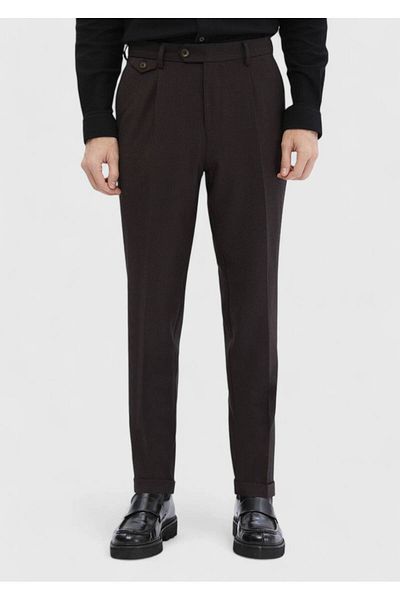 Ramsey Lässige, gewebte Hose aus Wollmischung im Regular Fit