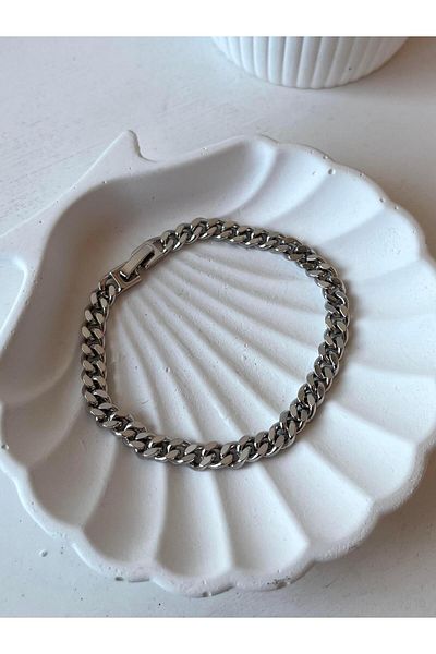 Modadiro Xp Mini Chain Silver Steel Bracelet