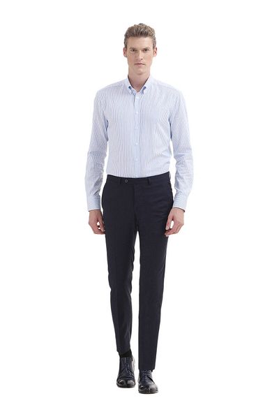 Ramsey Klassische Hose aus 100 % Wolle mit modernem Muster
