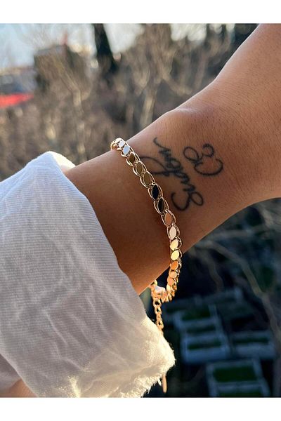 Modadiro Xp Barley Steel Bracelet with Chain