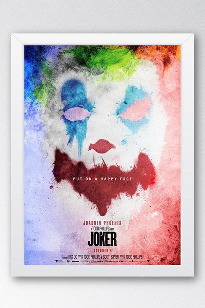Saturn Ζωγραφική με κορνίζα Joker - Ζωγραφική αφίσας ταινίας