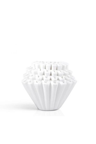 Kalita Wave Paper Coffee Filters I Size 155 I 100 Count I Pour Over Dripper I Made in Japan, White