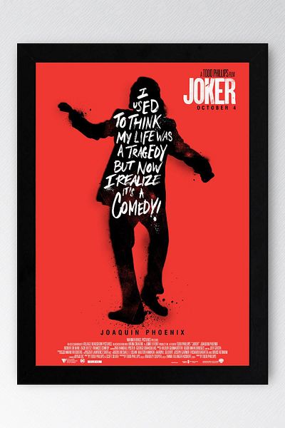 Saturn Pictură înrămată Joker - Pictură poster de film
