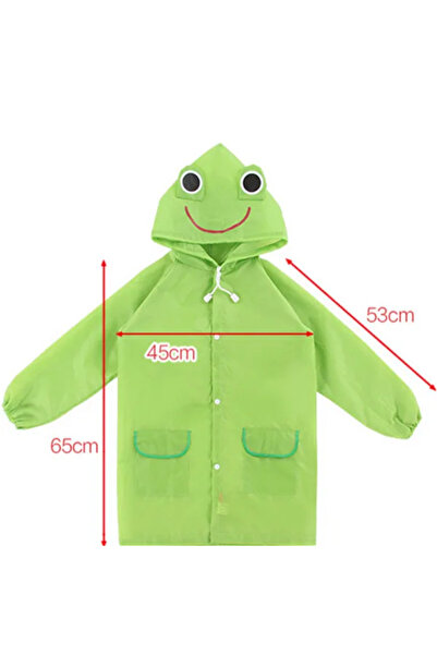 Çocuk Kids Yeşil Yağmurluk