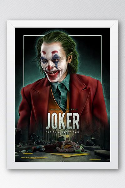 Saturn Pictură înrămată Joker - Pictură poster de film