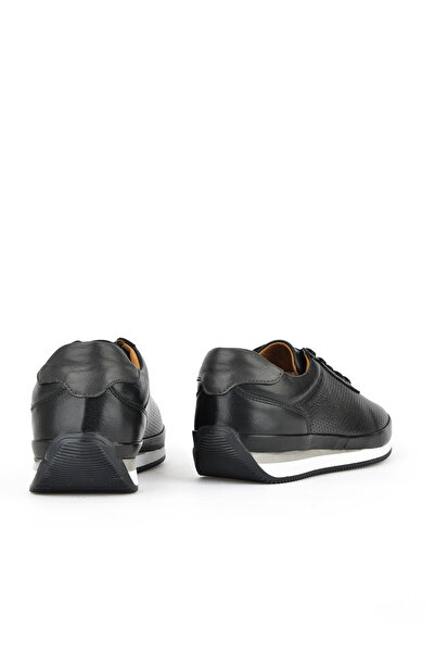 Ziya Ανδρικό Γνήσιο Δερμάτινο Μαύρο Sneaker - 1511002Z063