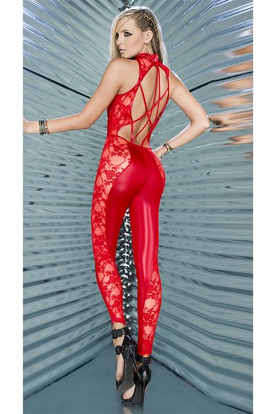 GIONA Women's Red Transparent Side Lace Leather Jumpsuit 
 
 # Project Content # 
 [Original Title]: Streetball Ii Men's Shoes Gx9688