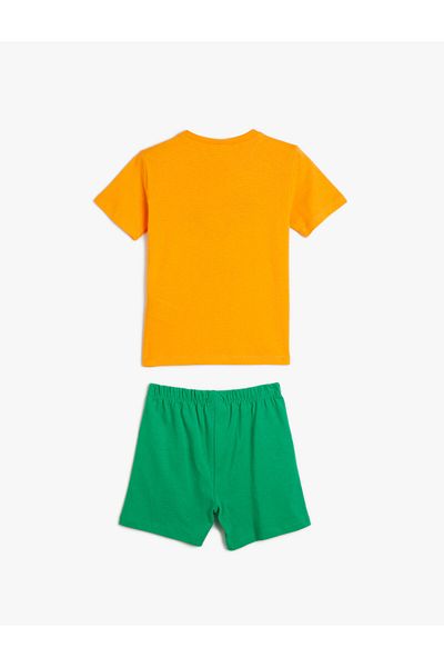 Koton Shorts-T-Shirt-Set aus bedruckter Baumwolle, 2er-Set