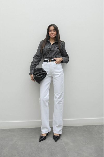 Havoş Λευκό Kuzmina Straight Jean