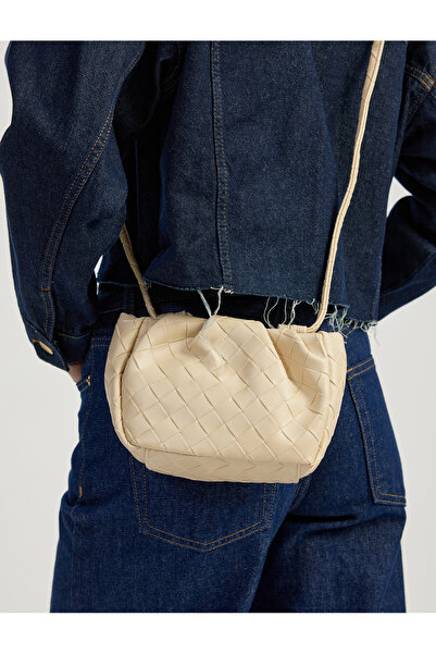 Koton Çapraz Çanta Suni Deri Kapitoneli Askılı