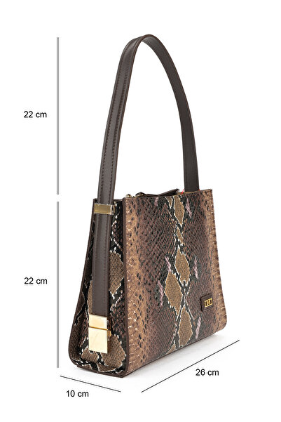 Ziya Кавовий жіночий плечовий та ручний сумочка - 143979Z30912