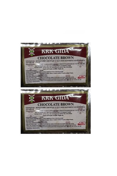 Krk Gıda Powder Brown Food Dye - 9 Gr 2 Colorants