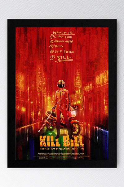 Saturn Kill Bill Pictură înrămată - Pictură poster film