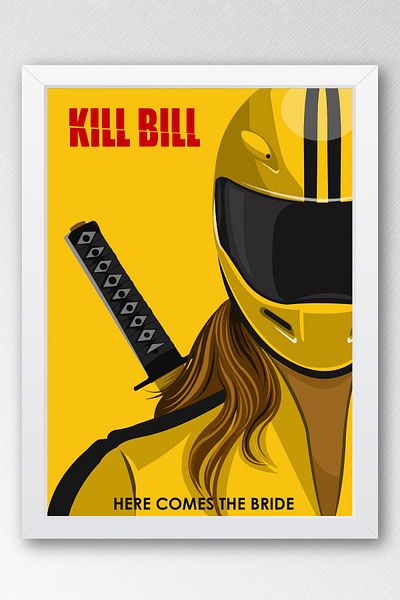 Saturn Kill Bill Pictură înrămată - Pictură poster film