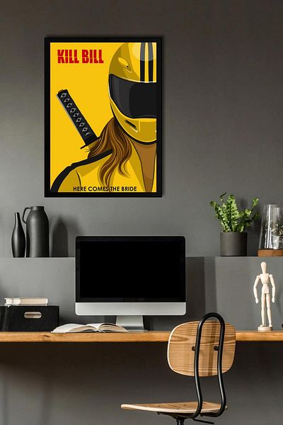 Saturn Kill Bill Pictură înrămată - Pictură poster film
