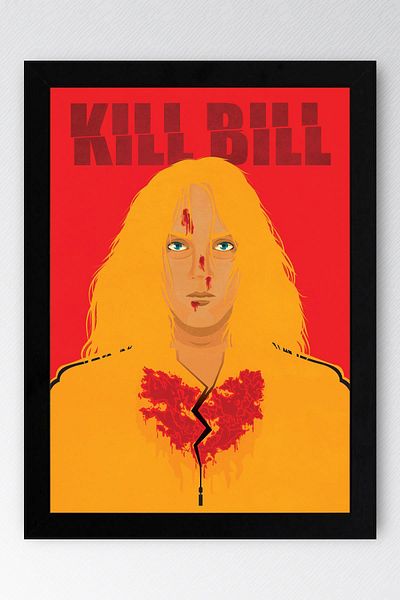 Saturn Kill Bill Pictură înrămată - Pictură poster film