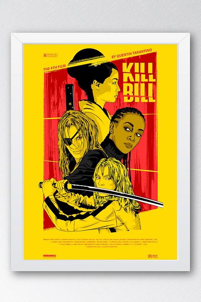 Saturn Kill Bill Pictură înrămată - Pictură poster film