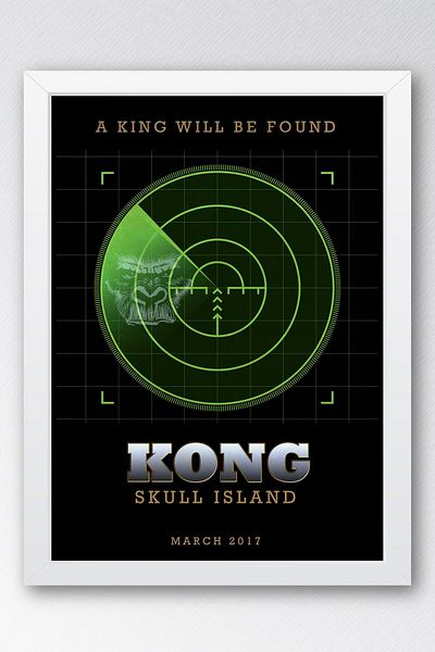 Saturn Pictură înrămată Kong Skull Island - Pictură poster film Skull Island