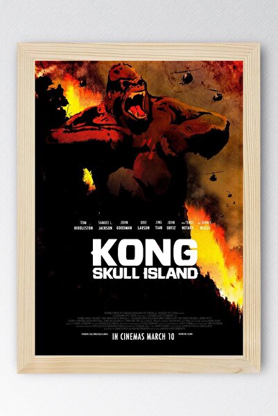 Saturn Pictură înrămată Kong Skull Island - Pictură poster film Skull Island