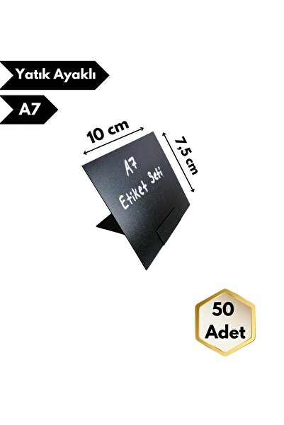 Global Türk Set de etichete negre ștergibile A7, etichete decorative cu spate...