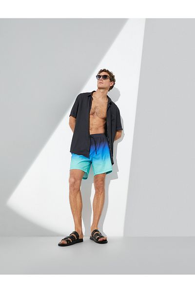 Koton Color Blocked Pocket Swim Shorts - Δαντέλα στη μέση