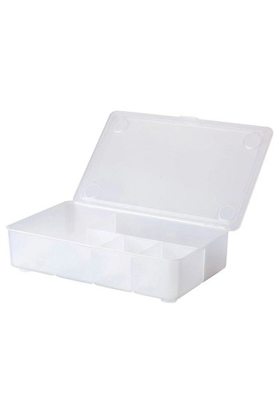 Binbirreyon Box Set with Lid Compartments Organizing Box Storage Box 34X21Cm Dd099
