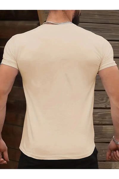 DAXİS Sportwear Company ΑΝΔΡΙΚΟ T-Shirt Crew Neck Relaxed Fit με στάμπα