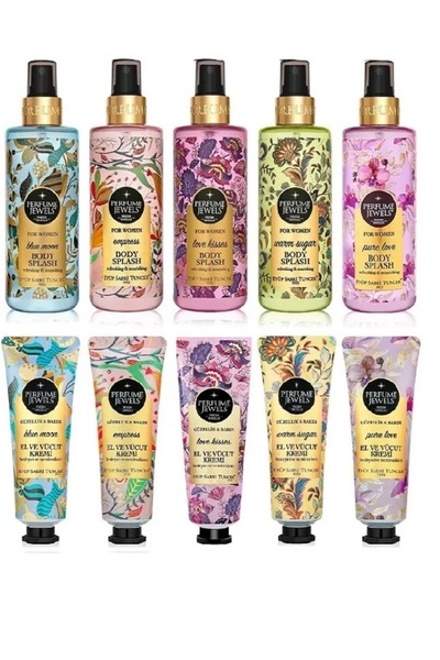 Eyüp Sabri Tuncer EYÜP SABRİ TUNCER PERFUME JEWELS VÜCUT SPREY 250 ml x 5, EL...