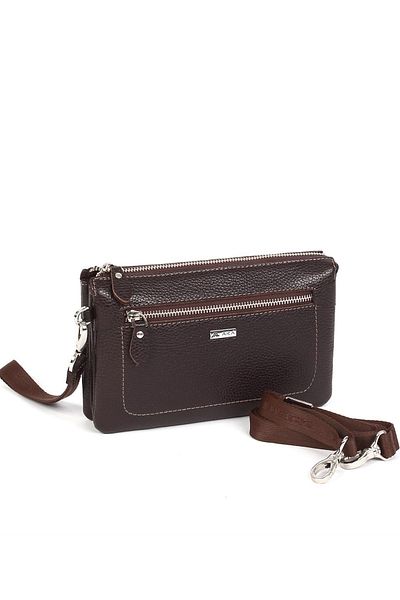 Aka Deri Aka Leather 364 Portfolio Clutch Bag - Brown