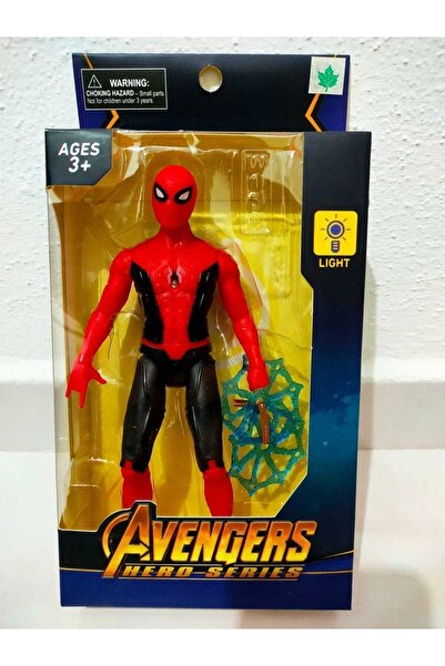 Oyuncak ve Ötesi Spıderman Örümcek Adam 18 Cm Işıklı Figür