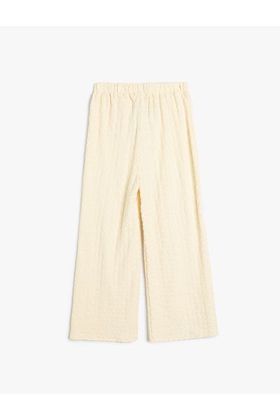 Koton Palazzo-Hose mit Schlitzdetail und elastischer Taille