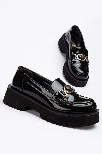 ESPEDA Rahat ve şık Laofer Ayakkabı Tokalı Günlük Ortopedik