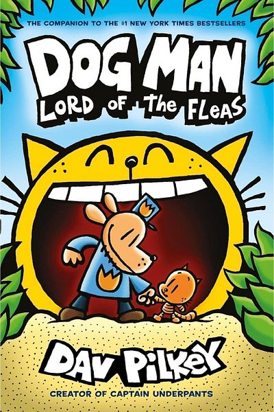 Scholastic Dog Man 5: Lord of the Fleas |   English Children's Comic Book