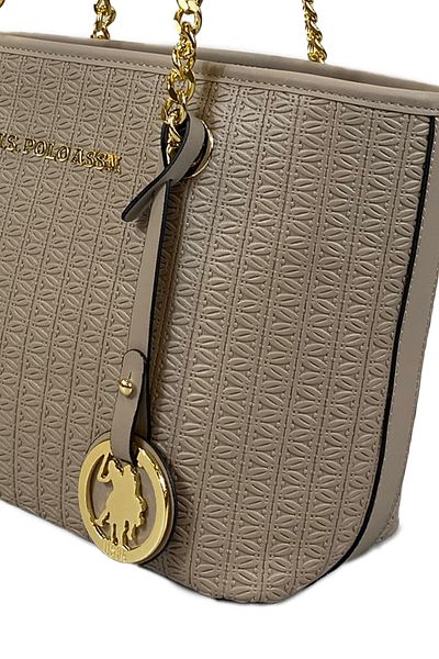 U.S. Polo Assn. Γκρι γυναικεία τσάντα ώμου Us8623 Online Exclusive