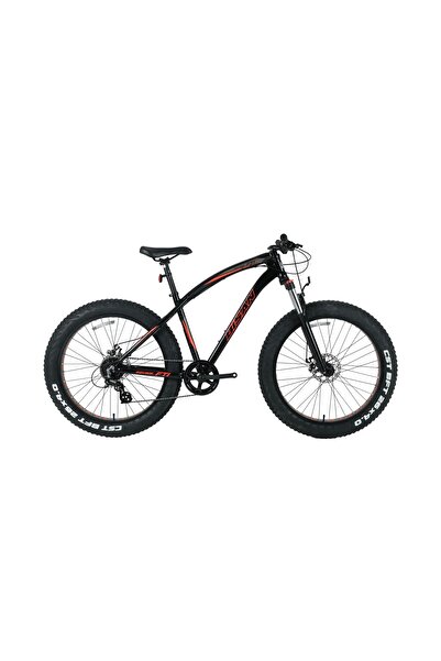 Bisan Savage Ft1 Deore Siyah/kırmızı 46cm Kadro 26"jant Fat Bike Bisiklet