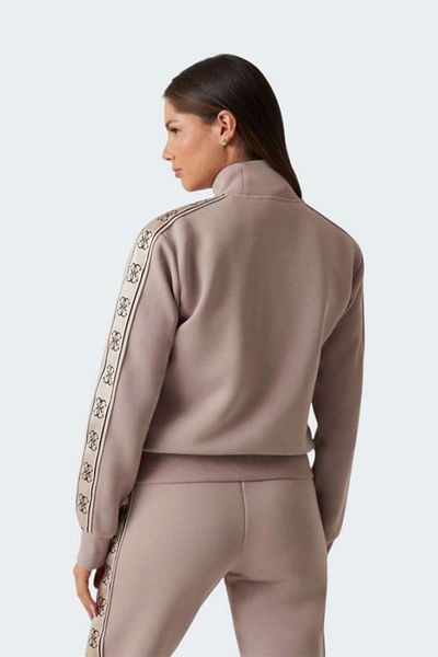 Guess Γυναικεία φούτερ Britney Full Zip Γυναικεία φούτερ καφέ V2yq16kb3p2-g1l9
