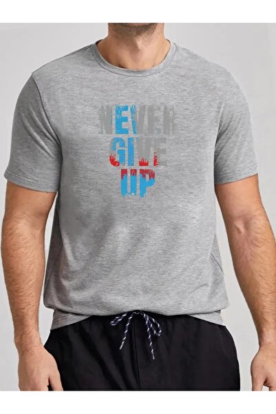 DAXİS Sportwear Company ΑΝΔΡΙΚΟ T-Shirt Crew Neck Relaxed Fit με στάμπα