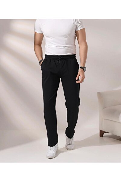 UYN SPORT بنطال رياضي مريح عالي الخصر - ساق مستقيمة