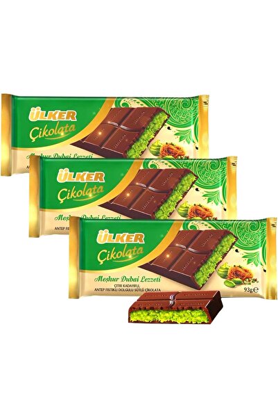 Ülker Ülker Çikolata Kadayıflı Dubai Lezzeti 93G X4 Adet