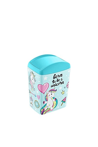 Smartware غطاء دوار لسلة المهملات مصور ناعم 5 لتر