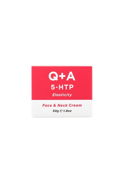Q+A - 5-HTP Face&amp;Neck Cream, 50g - συσφικτική κρέμα προσώπου και λαιμού με συμπλήρωμα 5-HTP